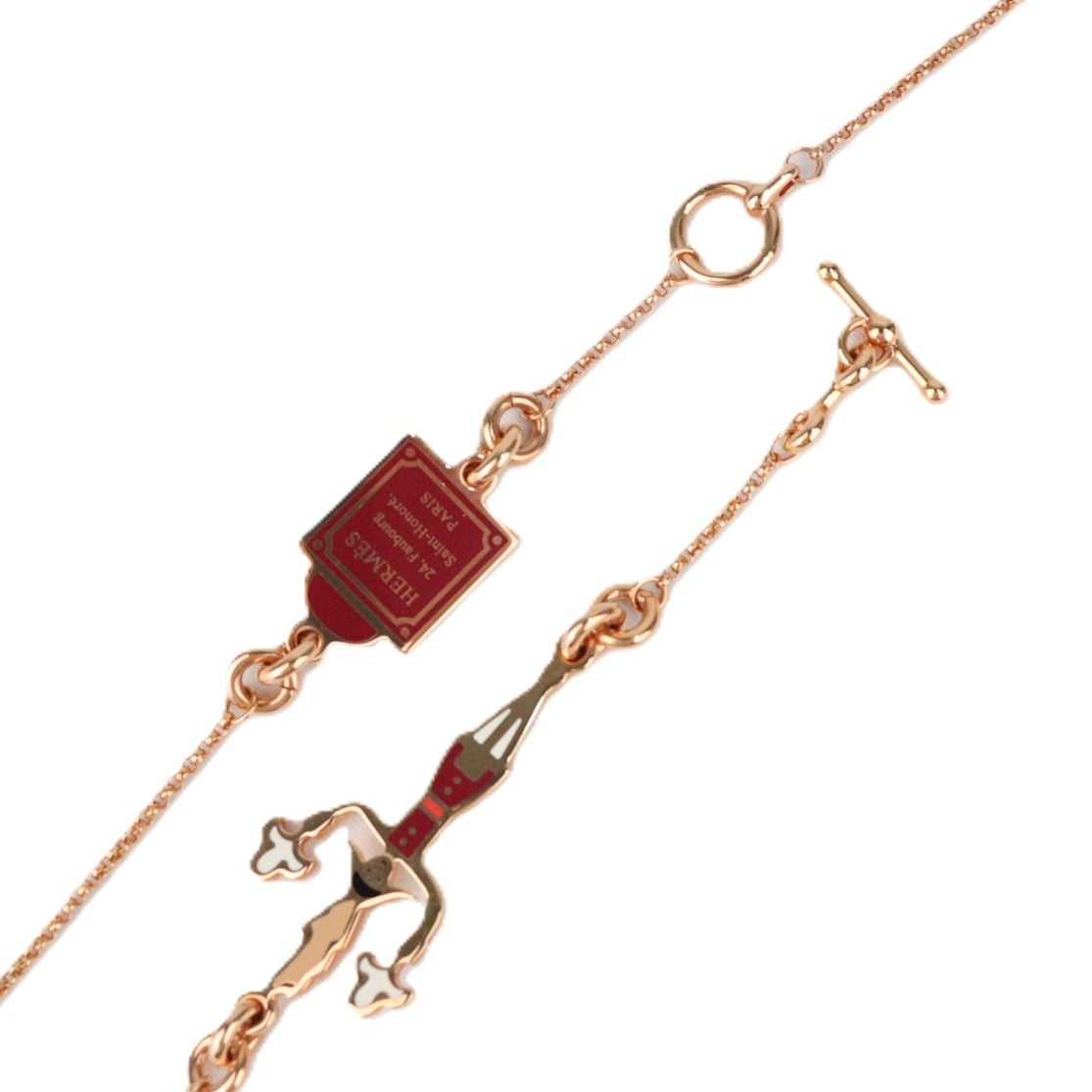 HERMES 100005FO CHEVAL NECKLACE