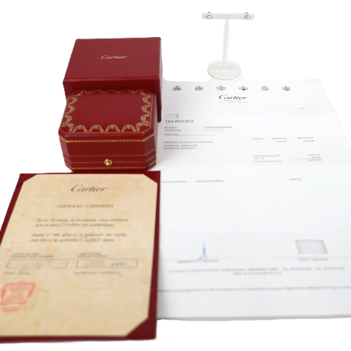 Cartier B8041600 d'Amour Medium Earrings