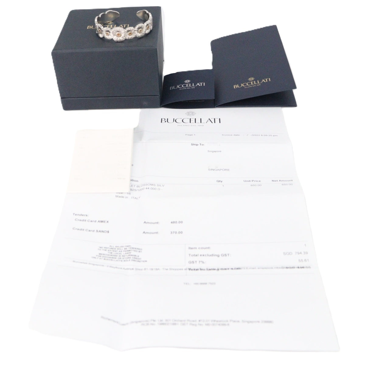 BUCCELLATI JAGBRA013552 Blossoms Daisy Cuff #16 Bracelet