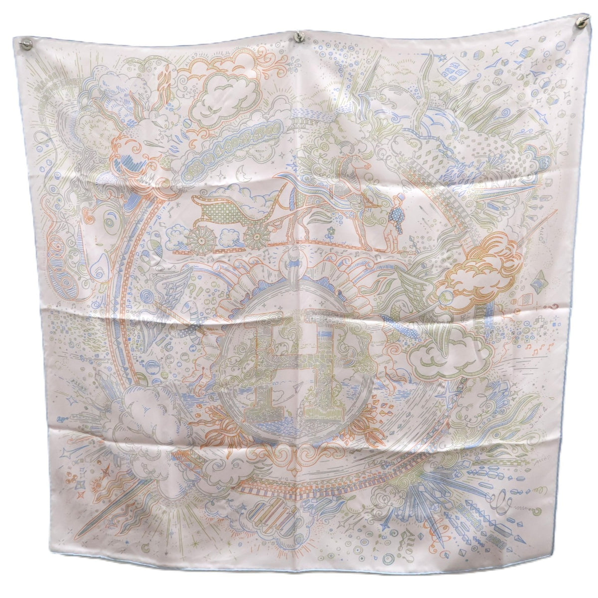 HERMES 004187S CARRE90 SCARF
