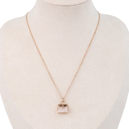 HERMES H121310B Amulettes Kelly Necklace