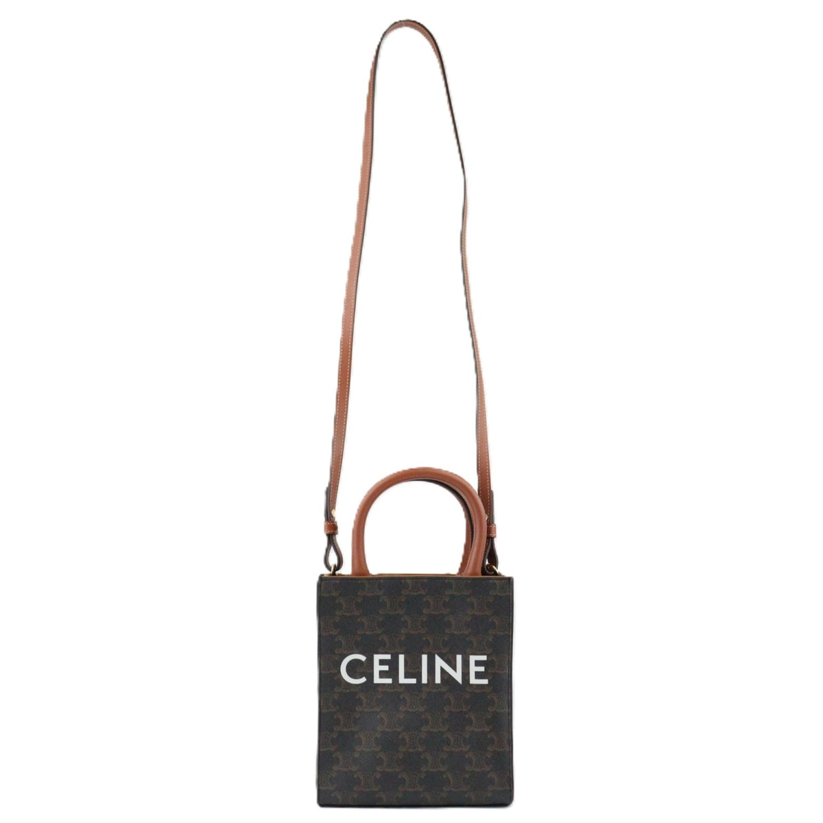 CELINE 194372BZK VERTICAL CABAS MINI TOTE BAG