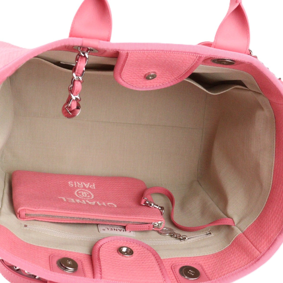 CHANEL 66941 DEAUVILLE TOTE BAG