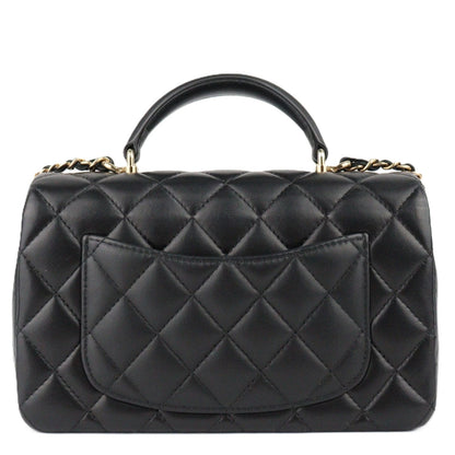 CHANEL AS2431 TOP HANDLE FLAP HANDBAG
