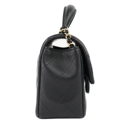 CHANEL AS2431 TOP HANDLE FLAP HANDBAG
