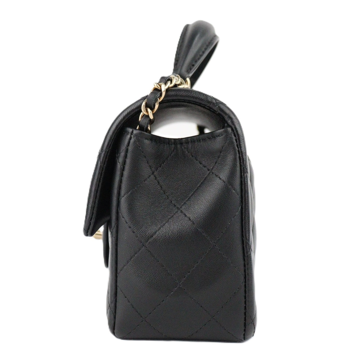 CHANEL AS2431 TOP HANDLE FLAP HANDBAG