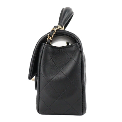 CHANEL AS2431 TOP HANDLE FLAP HANDBAG