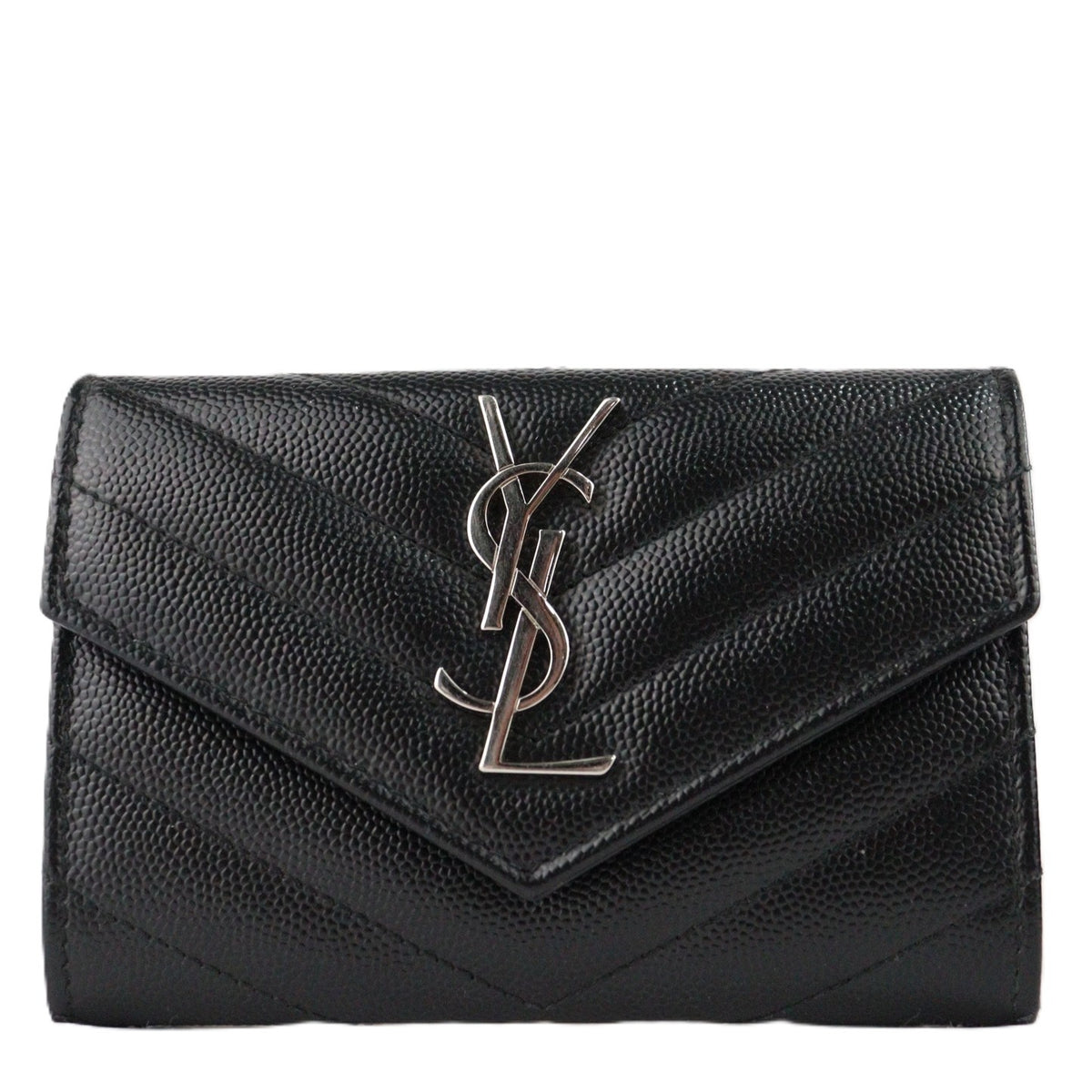 SAINT LAURENT 414404 BOW02 CASSANDRE ENVELOPE WALLET