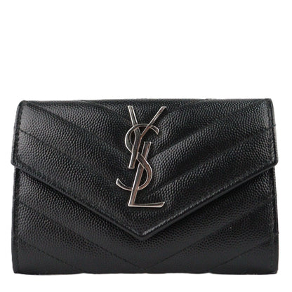 SAINT LAURENT 414404 BOW02 CASSANDRE ENVELOPE WALLET