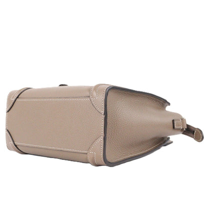CELINE 189243DRU LUGGAGE NANO HANDBAG