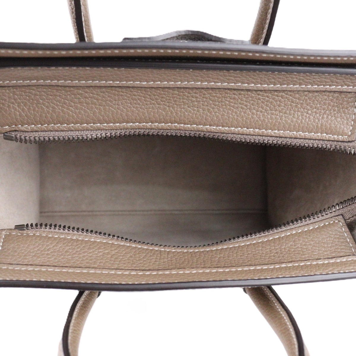 CELINE 189243DRU LUGGAGE NANO HANDBAG