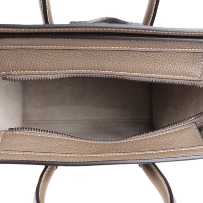 CELINE 189243DRU LUGGAGE NANO HANDBAG