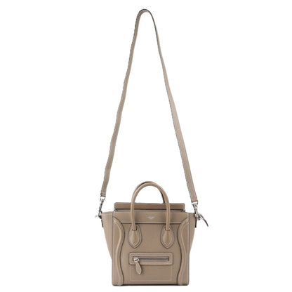 CELINE 189243DRU LUGGAGE NANO HANDBAG