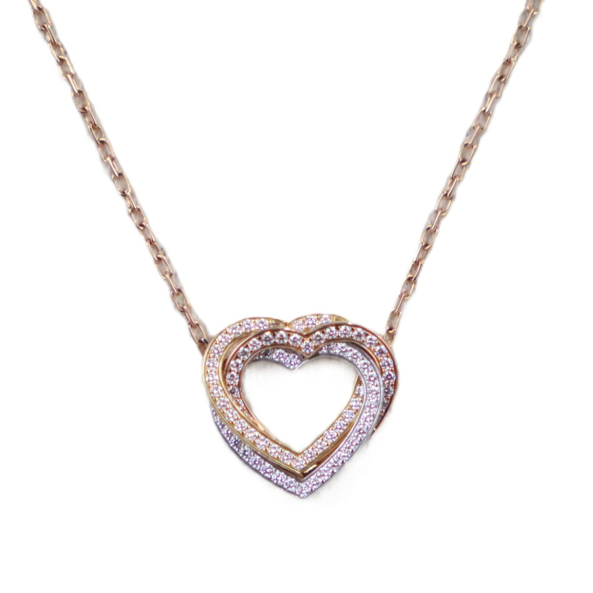 Cartier B7061300 Trinity Heart Necklace