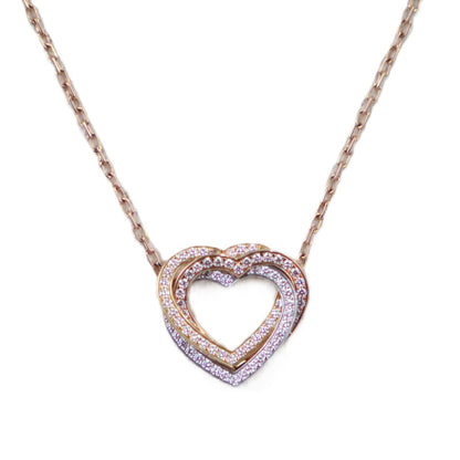 Cartier B7061300 Trinity Heart Necklace