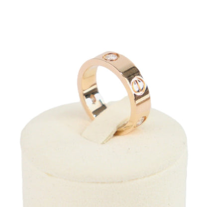 Cartier Love Classic 3-Diamonds #52 Ring