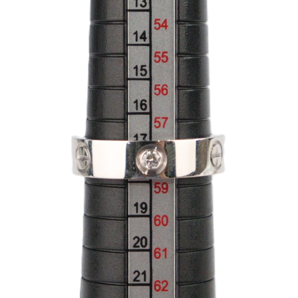 Cartier Love Classic 3-Diamonds #58 Ring