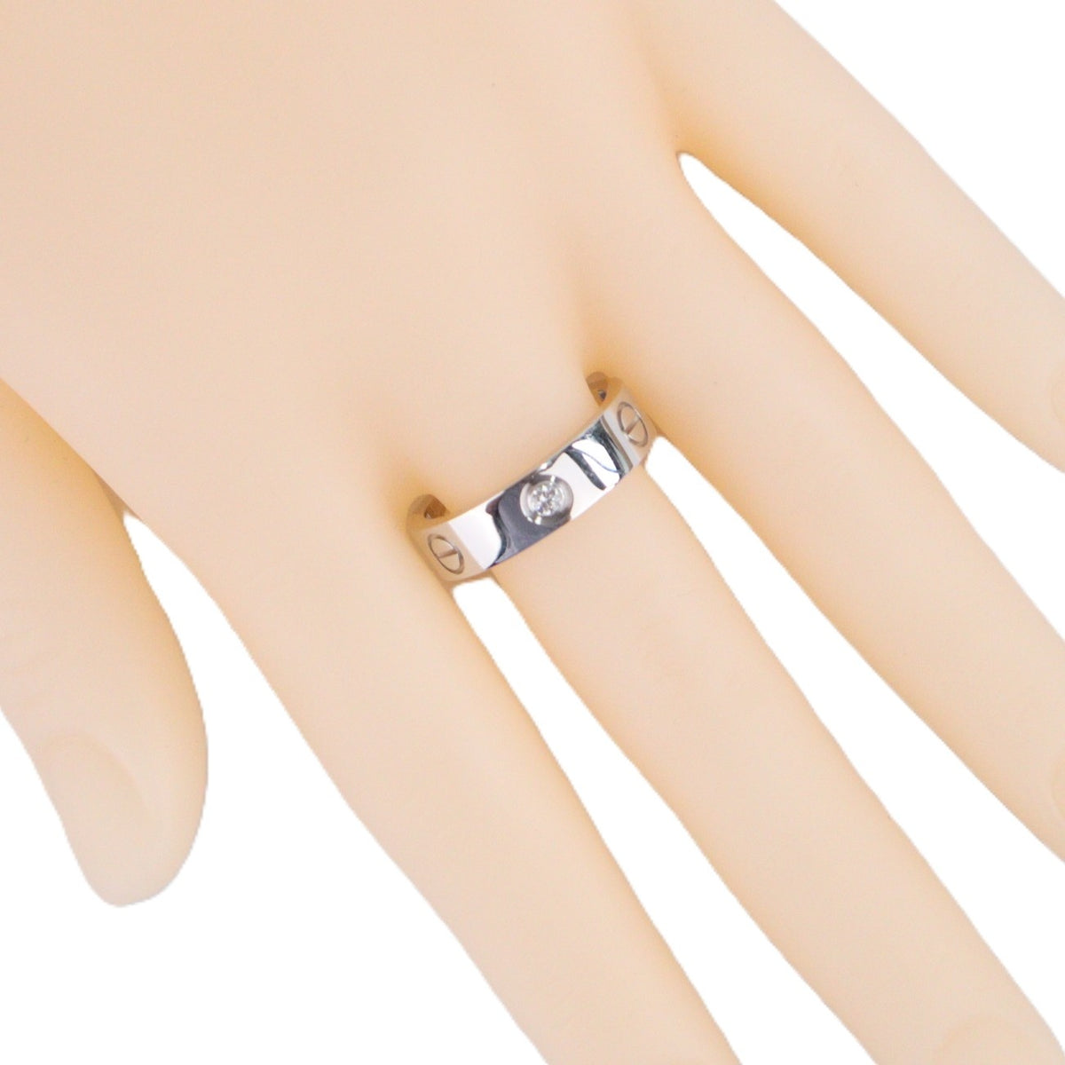 Cartier Love Classic 3-Diamonds #58 Ring