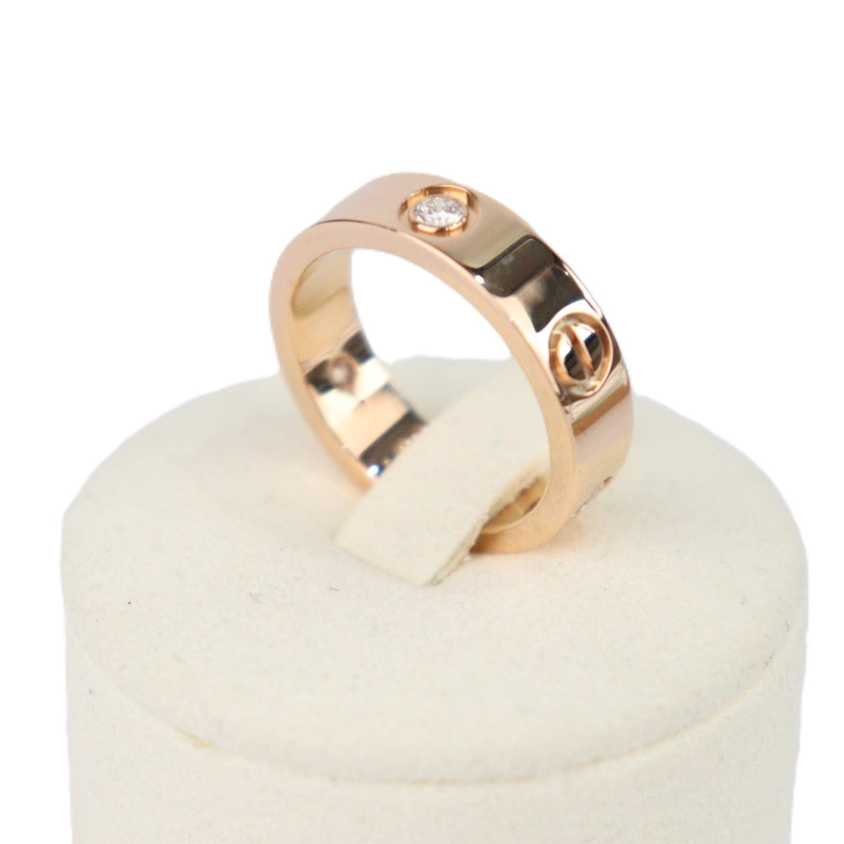Cartier Love Classic 3-Diamonds #55 Ring