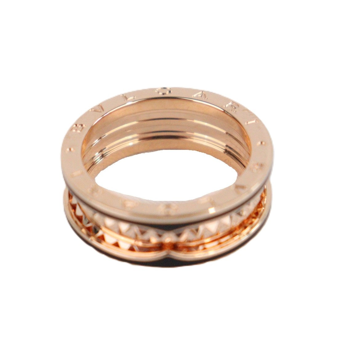 BVLGARI B.zero1 Rock 2-Bands #62 Ring