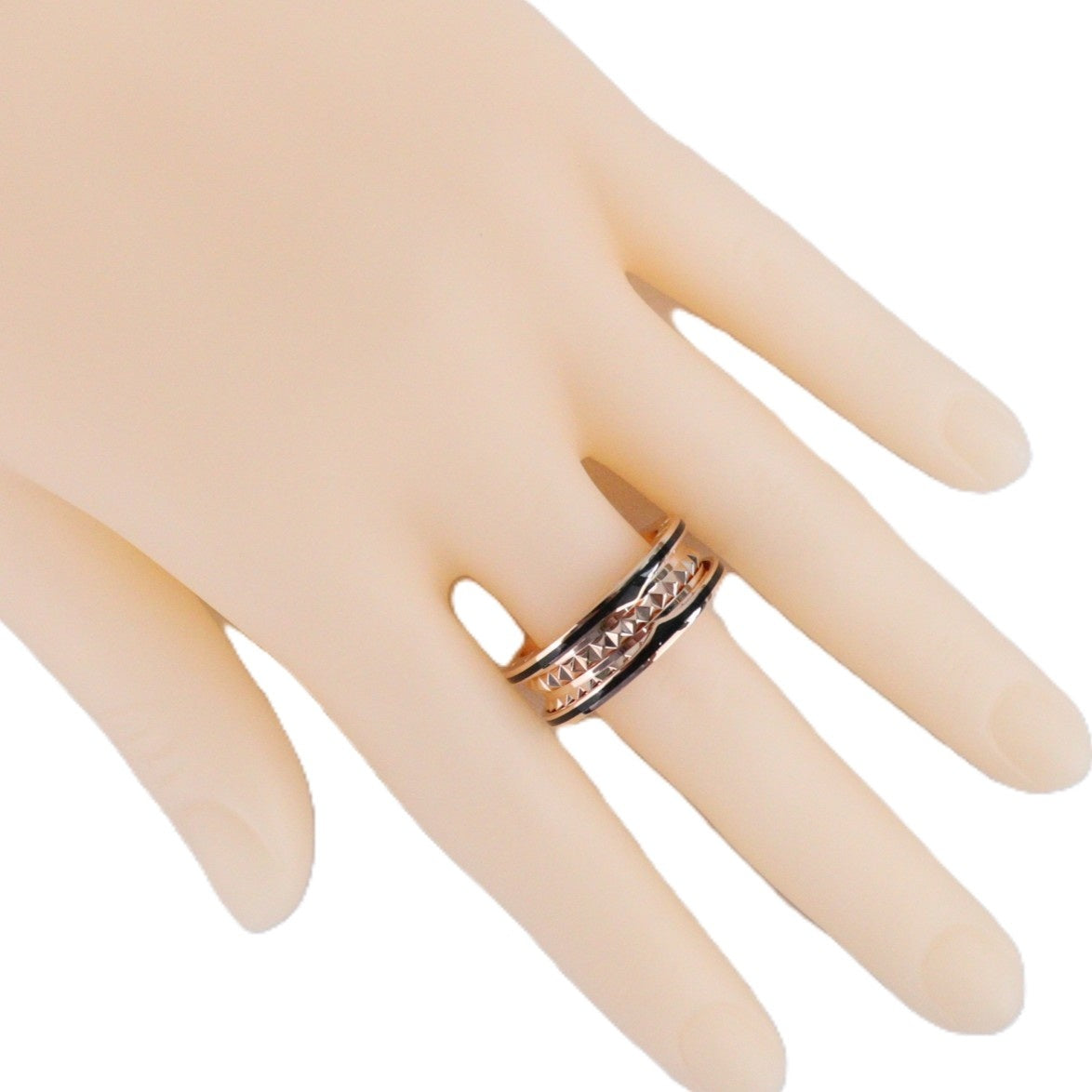 BVLGARI B.zero1 Rock 2-Bands #62 Ring