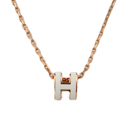 HERMES 147992FO POP H MINI NECKLACE