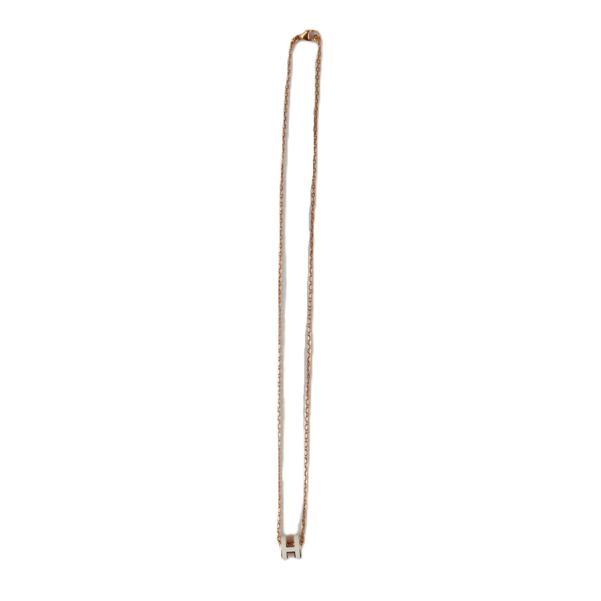 HERMES 147992FO POP H MINI NECKLACE