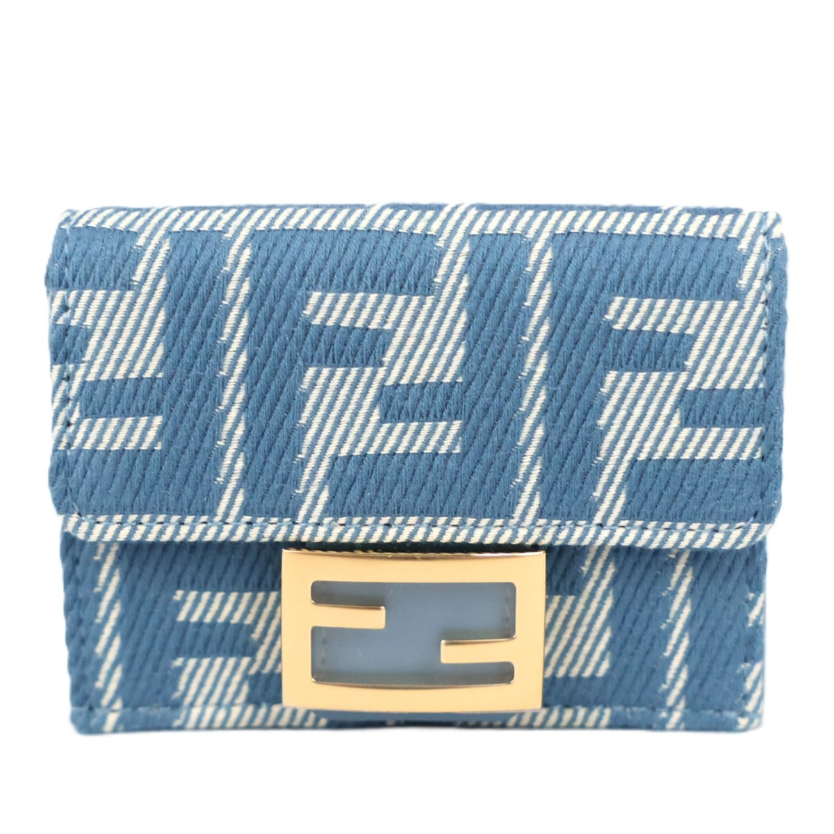 FENDI 8M0395 AUNJ BAGUETTE MICRO WALLET