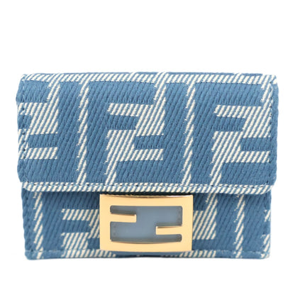 FENDI 8M0395 AUNJ BAGUETTE MICRO WALLET