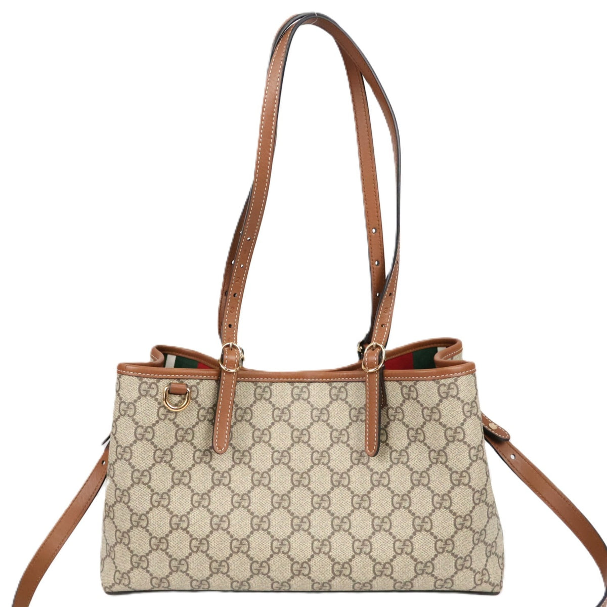 GUCCI 815214 FAD6L GG EMBLEM TOTE BAG