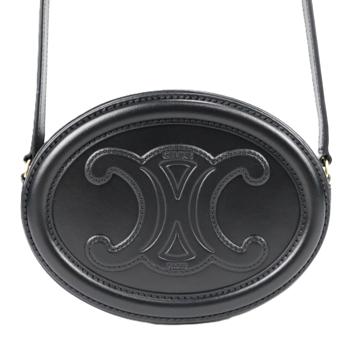 CELINE 10I703DPQ OVAL PURSE MINI BAG