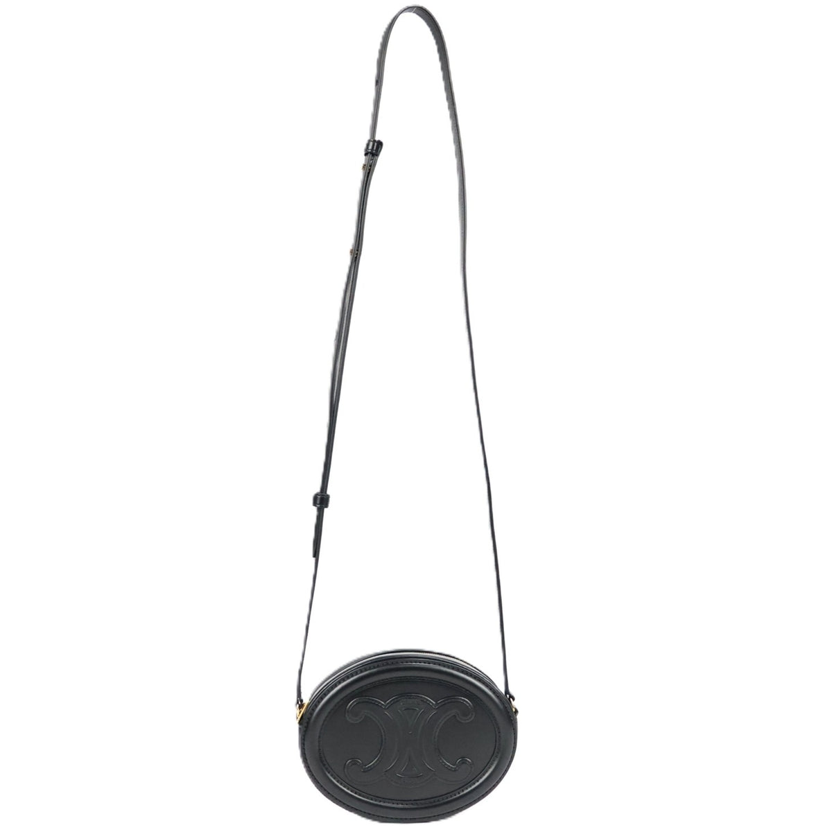 CELINE 10I703DPQ OVAL PURSE MINI BAG