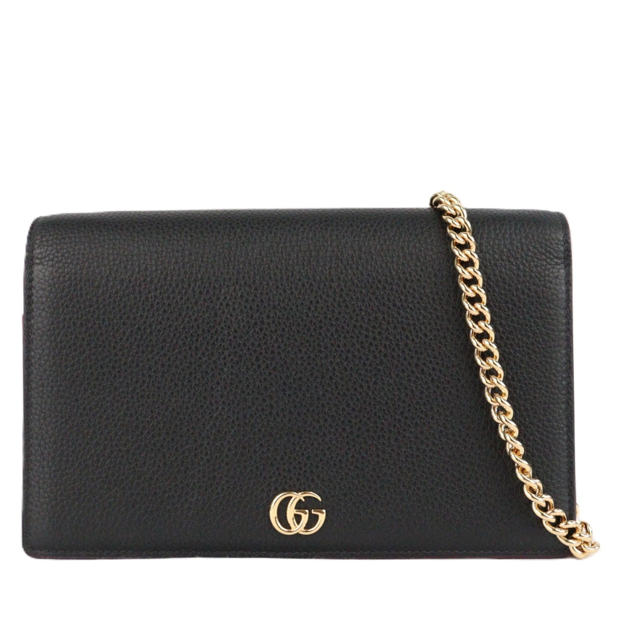 GUCCI 497985 AAE5EF GG MARMONT WALLET ON CHAIN