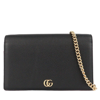 GUCCI 497985 AAE5EF GG MARMONT WALLET ON CHAIN