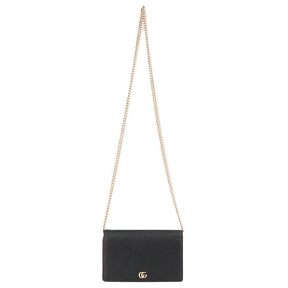 GUCCI 497985 AAE5EF GG MARMONT WALLET ON CHAIN