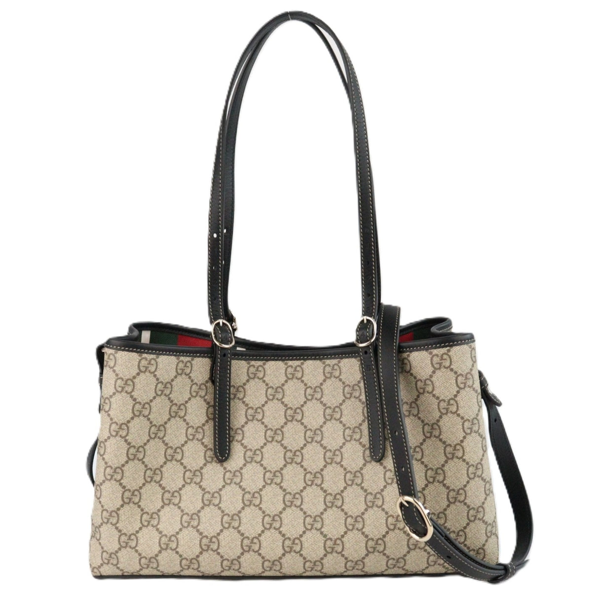 GUCCI 815214 FAD6L GG EMBLEM TOTE BAG
