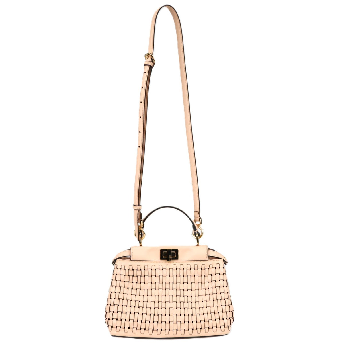 FENDI 8BN244 ALOX PEEK A BOO MINI HANDBAG