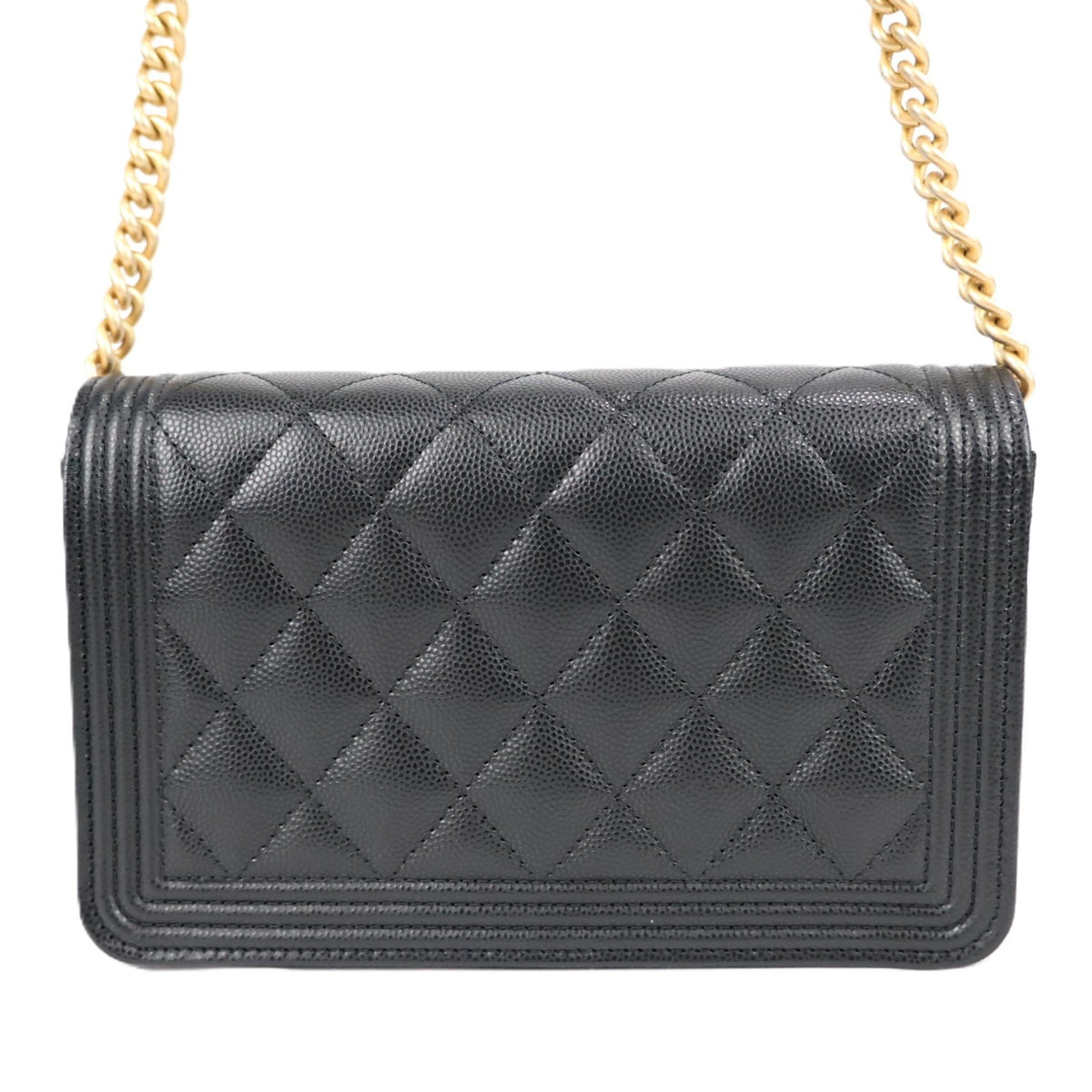 CHANEL AP1117 BOY CHANEL WALLET ON CHAIN