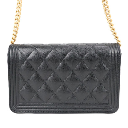 CHANEL AP1117 BOY CHANEL WALLET ON CHAIN