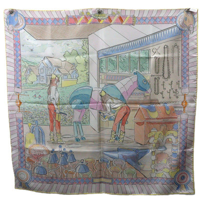HERMES 904207S CARRE90 DOUBLE FACE SCARF