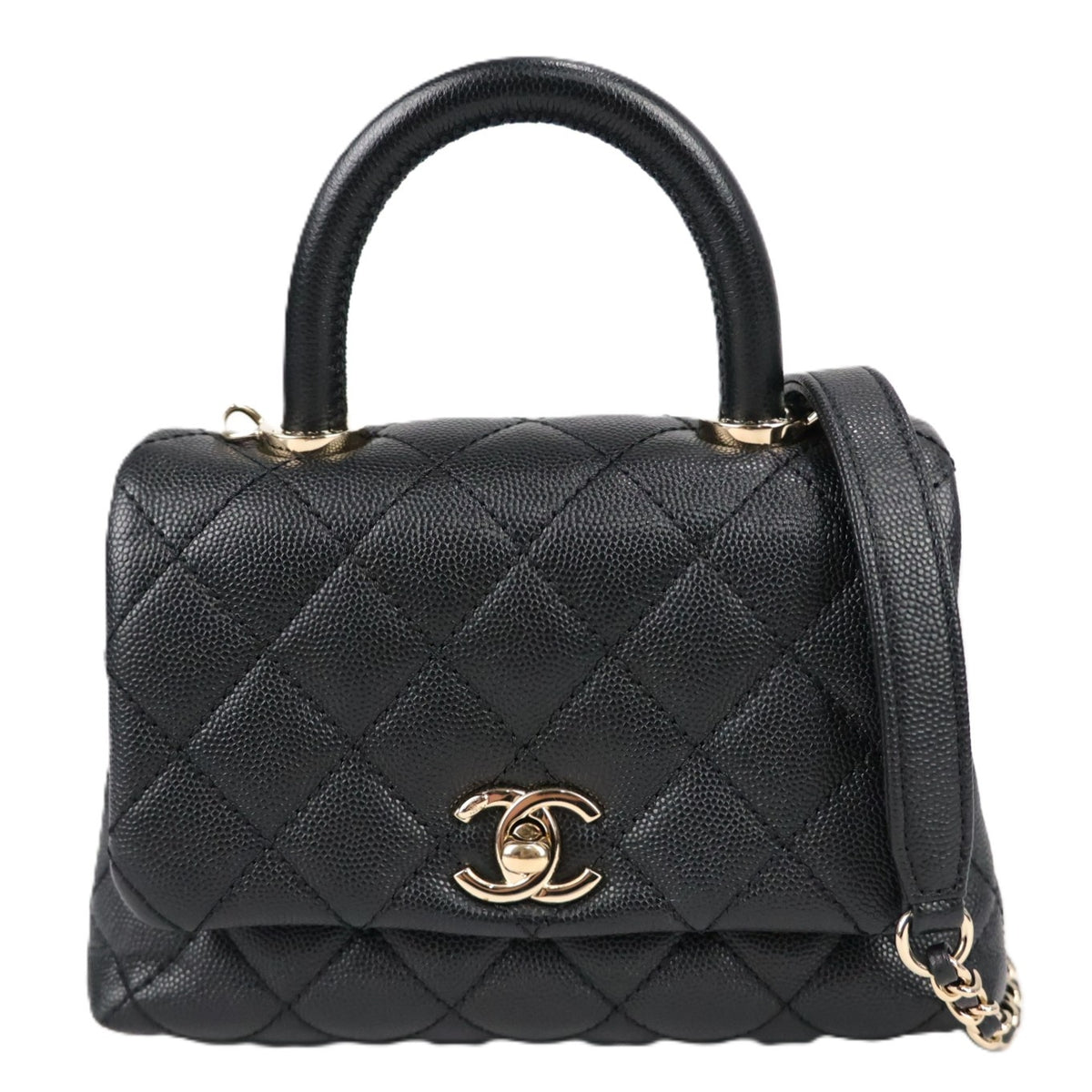 CHANEL AS2215 COCO HANDLE MINI HANDBAG