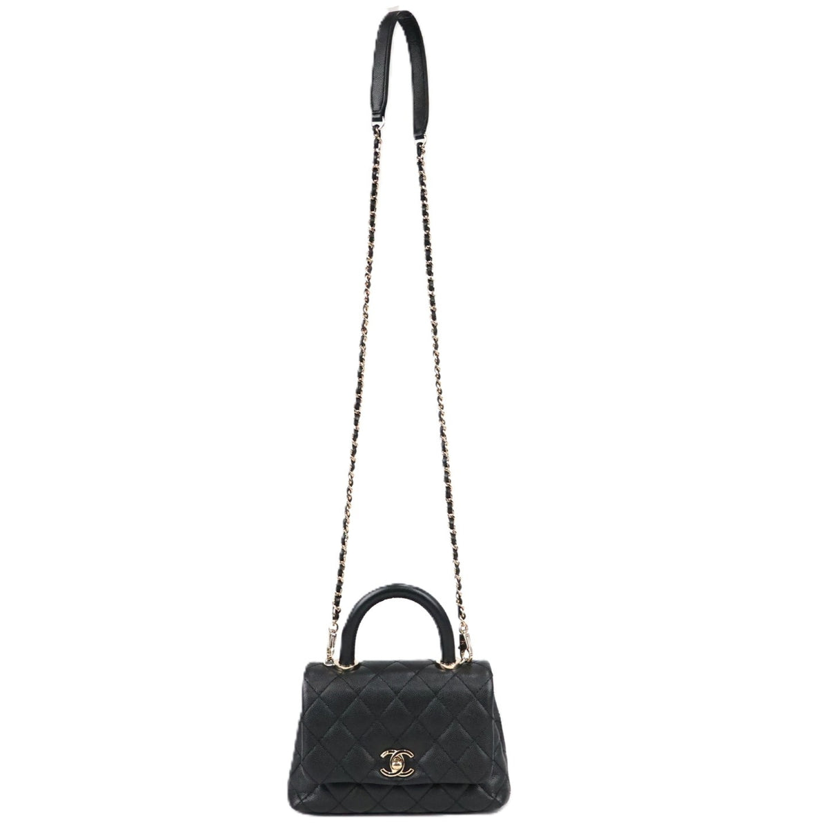 CHANEL AS2215 COCO HANDLE MINI HANDBAG